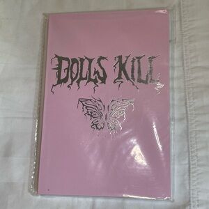 Pink Butterfly Dolls Kill Notebook Office New